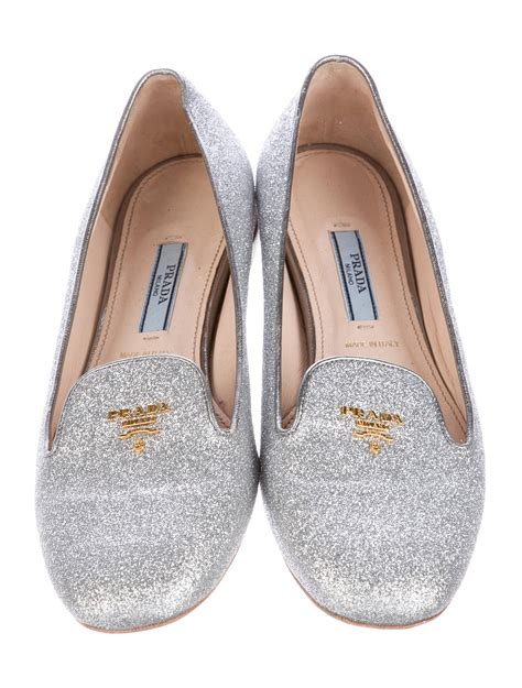 prada loafers sparkly